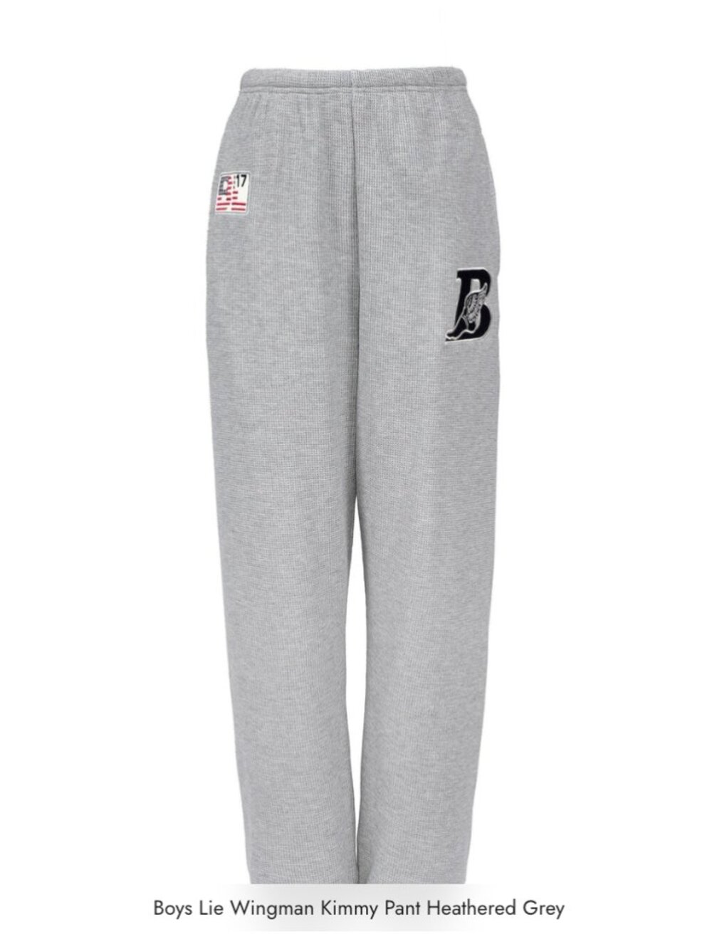 NWT!! Boys Lie Wingman Kimmy Pant-Heather Grey